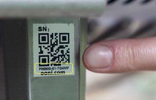 How to find the serial number